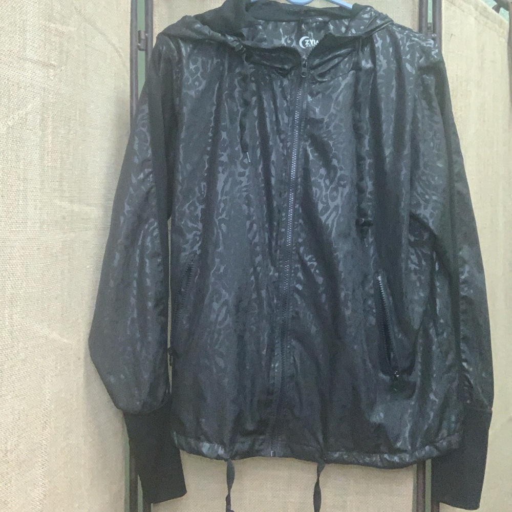 Zyia Black leopard print jacket
